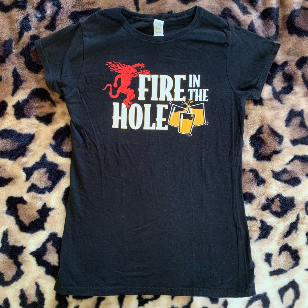 Fireball Whiskey Ladies Top Size Medium